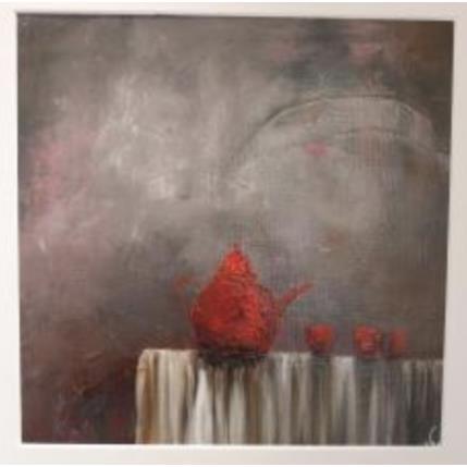 Gemälde Tea time  von Vinnie | Gemälde Figurativ Öl