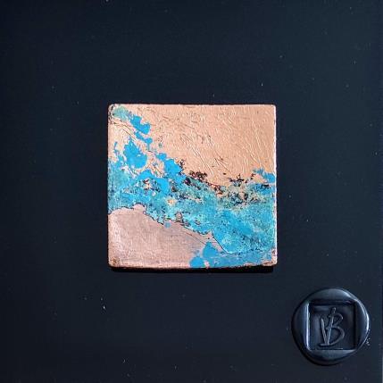 Peinture Guayaquil  par Bauquel Véronique | Tableau Abstrait Acrylique, Collage, Métal, Résine Minimaliste