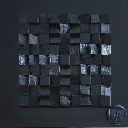 Peinture Orlando  par Bauquel Véronique | Tableau Abstrait Acrylique, Bois, Collage Minimaliste