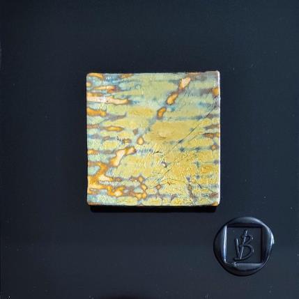 Peinture Darwin par Bauquel Véronique | Tableau Abstrait Bois, Collage, Métal, Résine Minimaliste