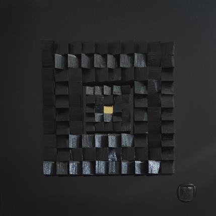 Peinture Ceylan par Bauquel Véronique | Tableau Abstrait Acrylique, Bois, Collage, Métal Minimaliste