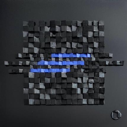 Peinture Cannes  par Bauquel Véronique | Tableau Abstrait Acrylique, Bois, Collage Minimaliste