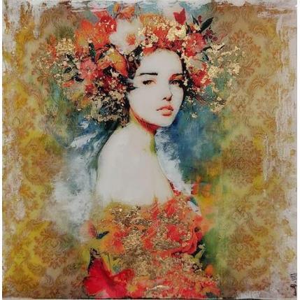 Peinture Sandra III par Bofill Laura | Tableau Figuratif Acrylique, Résine Portraits