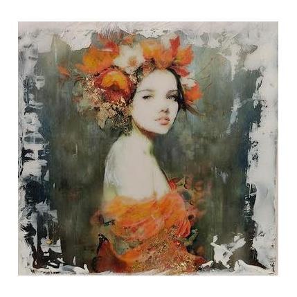 Peinture Mi jardin interno par Bofill Laura | Tableau Figuratif Acrylique, Résine Portraits