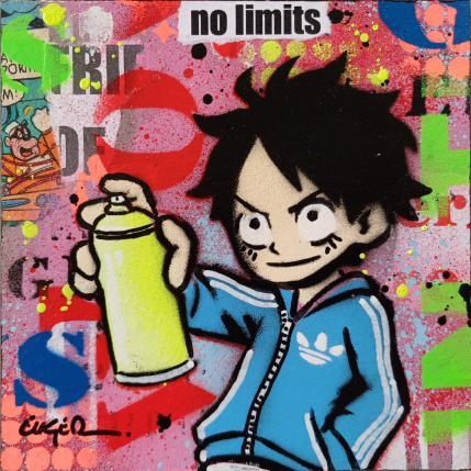 Painting NO LIMITS by Euger Philippe | Painting Pop-art Acrylic, Gluing Pop icons