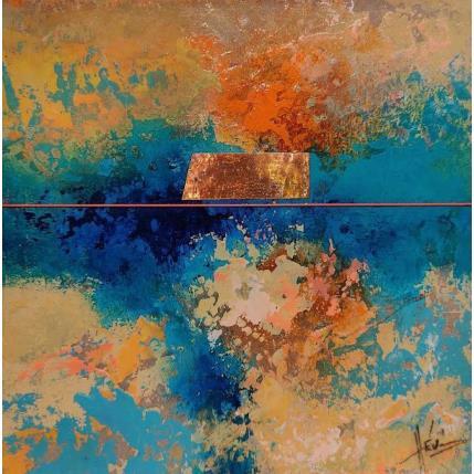 Peinture Abstraction #2653 par Hévin Christian | Tableau Abstrait Acrylique, Huile, Pastel Minimaliste