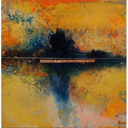 Peinture Abstraction #2661 par Hévin Christian | Tableau Abstrait Acrylique, Huile, Pastel Minimaliste