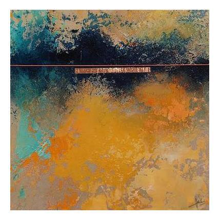 Peinture Abstraction #2658 par Hévin Christian | Tableau Abstrait Acrylique, Huile, Pastel Minimaliste