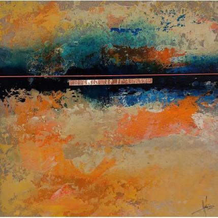 Peinture Abstraction #2660 par Hévin Christian | Tableau Abstrait Acrylique, Huile, Pastel Minimaliste