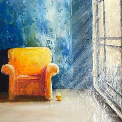 Peinture quand on arrive en ville par Vinnie | Tableau Figuratif Huile