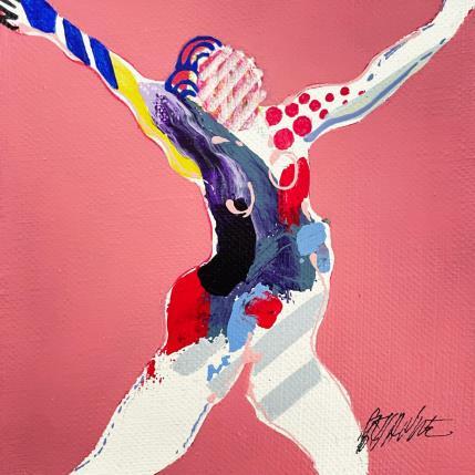 Gemälde Un cri de joie von Cressanne | Gemälde Figurativ Acryl, Tinte Akt