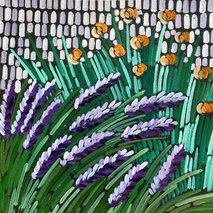 Peinture Lavande par Dmitrieva Daria | Tableau Impressionnisme Acrylique Nature