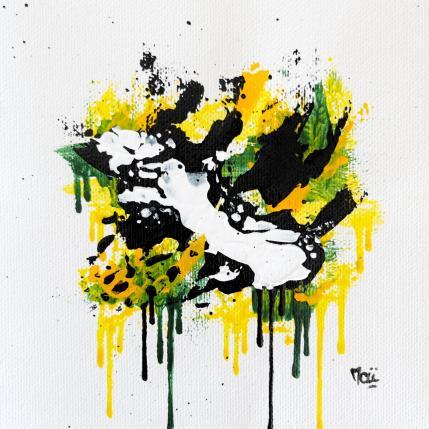 Peinture Savane par Maï Bouvier | Tableau Abstrait Acrylique Minimaliste