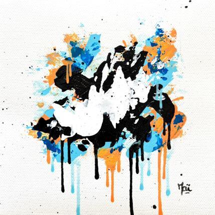 Peinture Petit bain par Maï Bouvier | Tableau Abstrait Acrylique Minimaliste