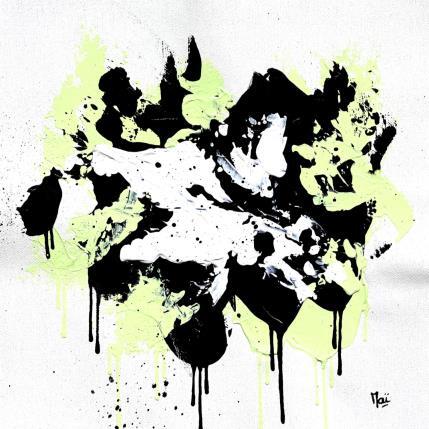 Peinture Anis par Maï Bouvier | Tableau Abstrait Acrylique Minimaliste