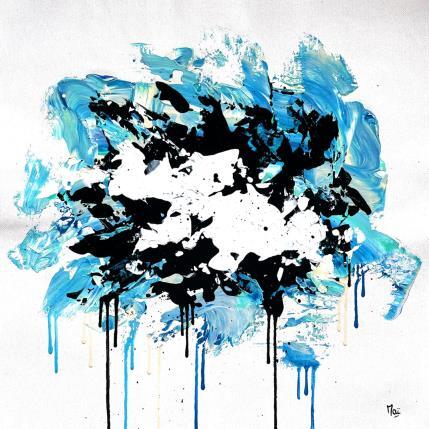 Peinture Océan par Maï Bouvier | Tableau Abstrait Acrylique Minimaliste