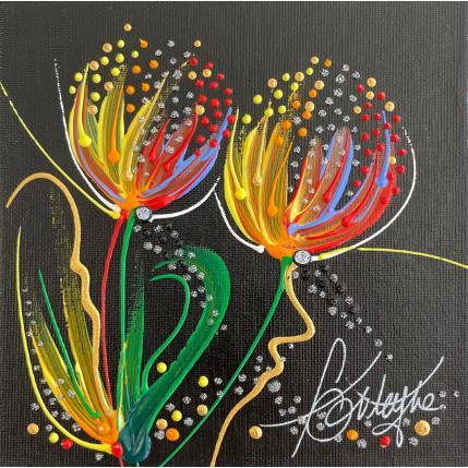 Painting Nos amours cette nuit by Fonteyne David | Painting Figurative Acrylic