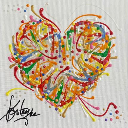 Peinture Saint Etienne le coeur par Fonteyne David | Tableau Figuratif Acrylique