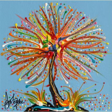 Painting Bleue ici by Fonteyne David | Painting Figurative Acrylic Pop icons