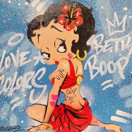 Peinture Betty Sunny par Kedarone | Tableau Pop-art Acrylique, Graffiti Icones Pop