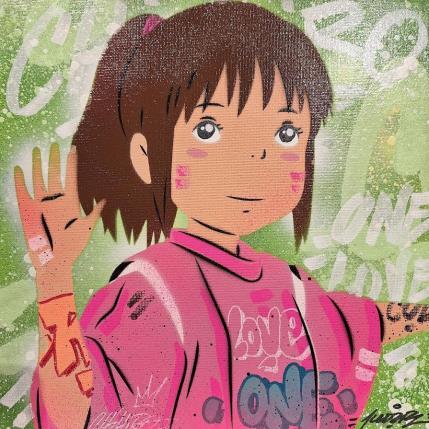 Painting Chihiro by Kedarone | Painting Pop-art Acrylic, Graffiti Pop icons