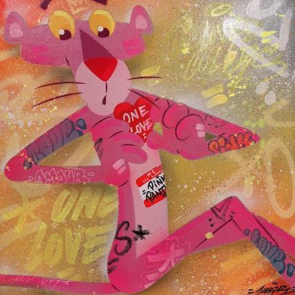 Painting Pink Panther by Kedarone | Painting Pop-art Acrylic, Graffiti Pop icons