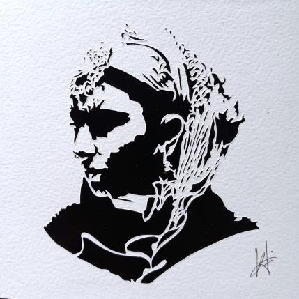 Peinture VAGABONDE par Louafi Valentine | Tableau Figuratif Papier Portraits