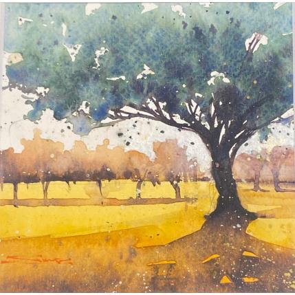 Gemälde The Natural Affair von Dandapat Swarup | Gemälde Figurativ Aquarell Urban