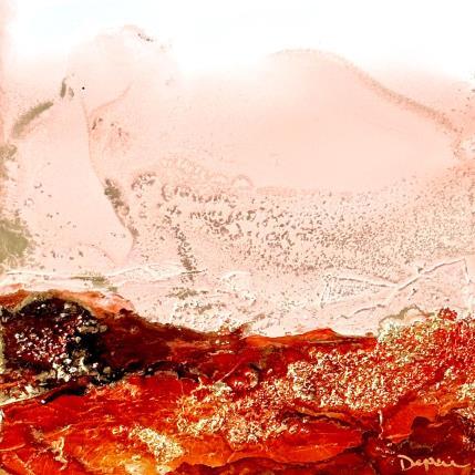 Painting F1 - 1674 Nuée d'Amour by Depaire Silvia | Painting Abstract Acrylic Landscapes, Minimalist