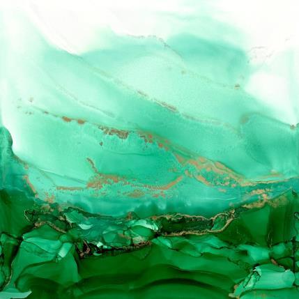 Painting F3 - 1568 Poésie Végétale by Depaire Silvia | Painting Abstract Acrylic Landscapes, Minimalist, Nature