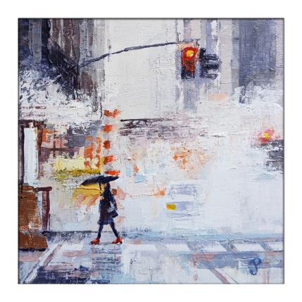 Peinture NY steam par Poumès Jérôme | Tableau Figuratif Acrylique Urbain