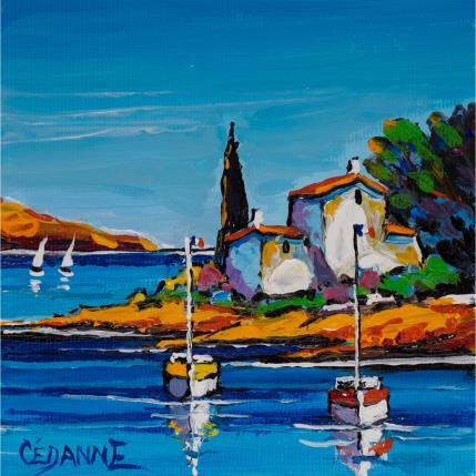 Peinture Maison de mes vacances par Cédanne | Tableau Figuratif Huile Paysages