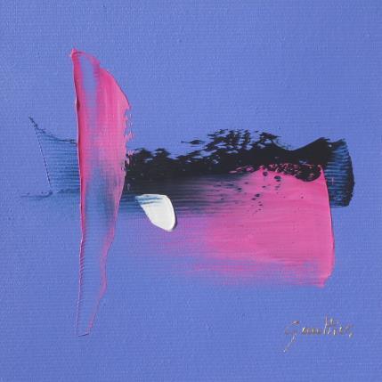 Painting Aurore by Gaultier Dominique | Painting Abstract Oil Minimalist