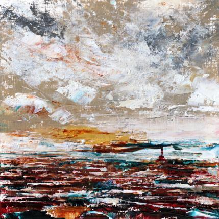 Peinture Paris le jour #2 par Reymond Pierre | Tableau Figuratif Huile Paysages, Urbain