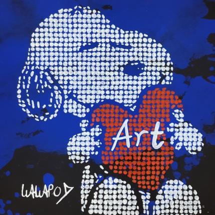 Peinture Mini Snoopy art  par Wawapod | Tableau Pop-art Acrylique, Posca Icones Pop