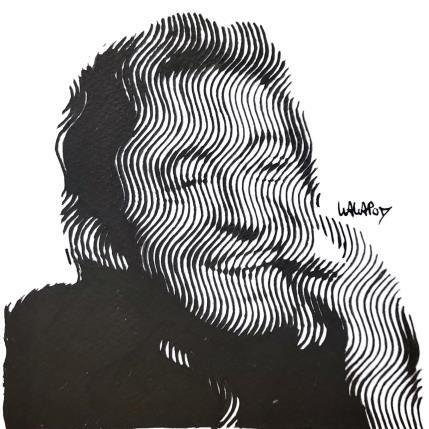 Peinture Mini Gainsbourg  par Wawapod | Tableau Pop-art Acrylique, Posca Icones Pop, Portraits
