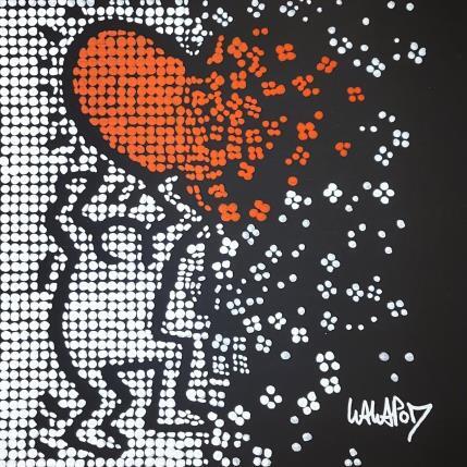 Painting Haring déconstruit by Wawapod | Painting Pop-art Acrylic, Posca Pop icons