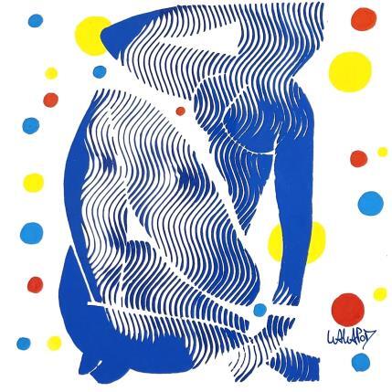 Peinture Matisse Vermeer multicolore  par Wawapod | Tableau Pop-art Acrylique, Posca Icones Pop