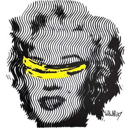 Peinture Monroe banane Warhol  par Wawapod | Tableau Pop-art Acrylique, Posca Icones Pop