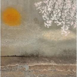 Painting Belinda by Manconi Gil | Painting Subject matter Metal, Upcycling Landscapes, Pop icons