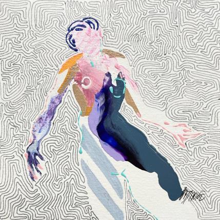 Peinture Impulse of joy par Cressanne | Tableau Figuratif Acrylique, Encre Nu