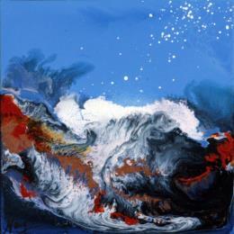 Painting C 2844 by Naen | Painting Abstract Acrylic, Ink