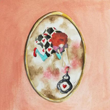 Painting Love passion and Alice by Nai | Painting Surrealism Acrylic, Gluing Life style, Pop icons, Society