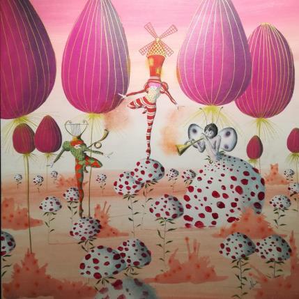 Painting Qualsiasi cosa accada c'è sempre Parigi by Nai | Painting Surrealism Acrylic, Gluing Cinema, Music, Nature