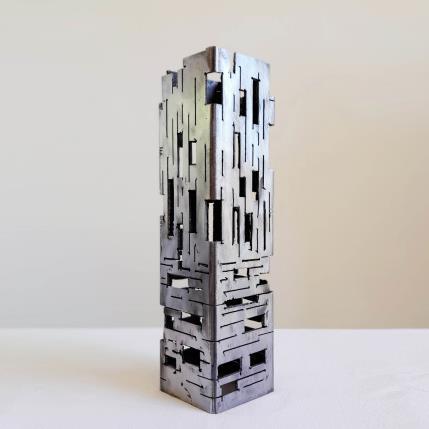 Sculpture Building 19 par Poumès Jérôme | Sculpture Figuratif Métal Urbain