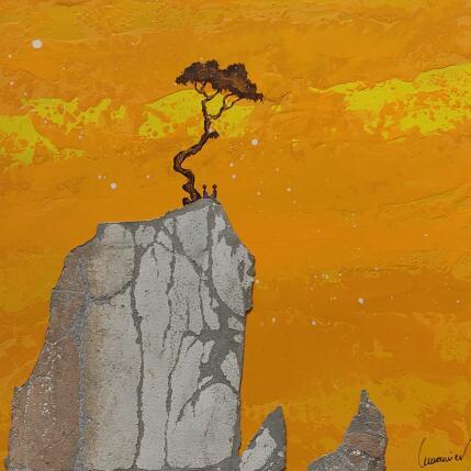 Peinture A 409 par Lemonnier  | Tableau Matiérisme Acrylique, Zinc Paysages