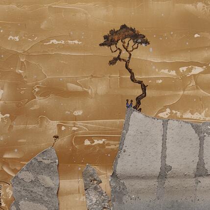 Gemälde A 410 von Lemonnier  | Gemälde Materialismus Acryl, Zinc Landschaften