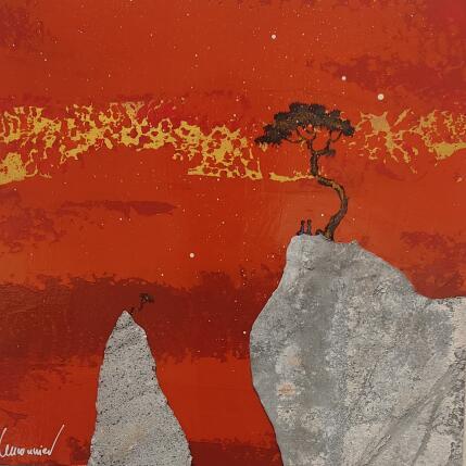 Peinture A 411 par Lemonnier  | Tableau Matiérisme Acrylique, Zinc Paysages