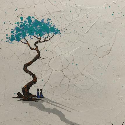 Peinture A 419 par Lemonnier  | Tableau Matiérisme Acrylique, Zinc Paysages