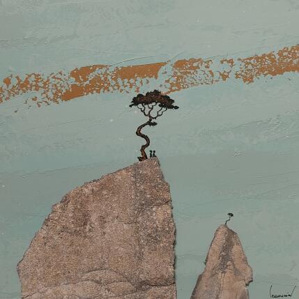 Peinture A 422 par Lemonnier  | Tableau Matiérisme Acrylique, Zinc Paysages